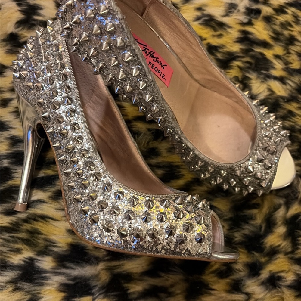 Betsey Johnson for The Cool People peep toes